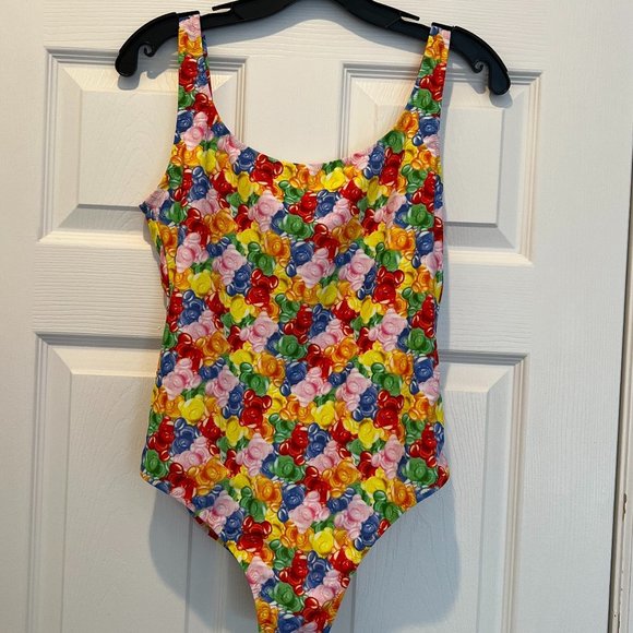 MOSCHINO Gummy Bear One-Piece Swimsuit IT 3 / US Medium 36 NWT - Picture 10 of 13